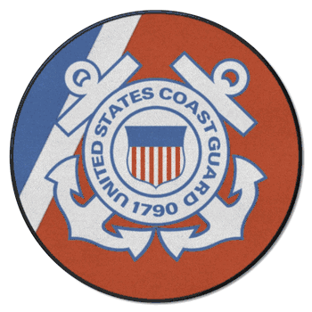 U.S. Coast Guard 44in. Round Mat