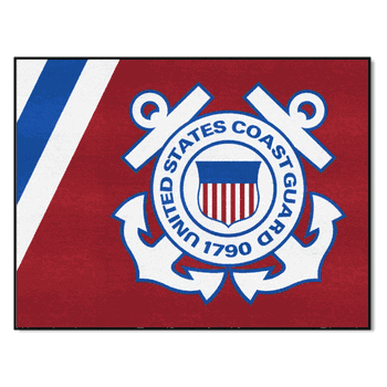 U.S. Coast Guard All-Star Rug - 34 in. x 42.5 in.