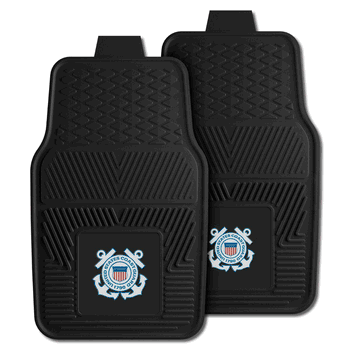 U.S. Coast Guard Heavy Duty Car Mat Set - 2 Pieces