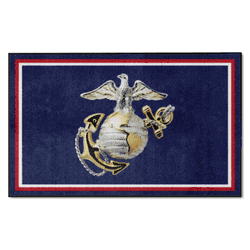U.S. Marines 4ft. x 6ft. Plush Area Rug