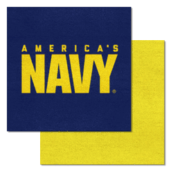 U.S. Navy Team Carpet Tiles - 45 Sq Ft.