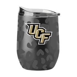 UCF Leopard 16oz Black Powdercoat Curved Beverage