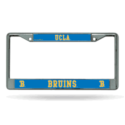 UCLA Bruins  12" x 6" Chrome Frame With Decal Inserts