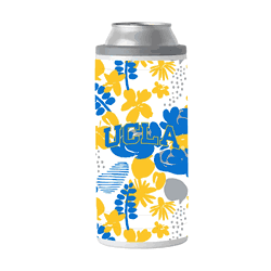 UCLA Bruins 12oz Floral Slim Can Coolie