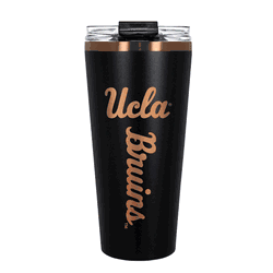 UCLA Bruins 32oz Black and Copper Big Slim with Straw