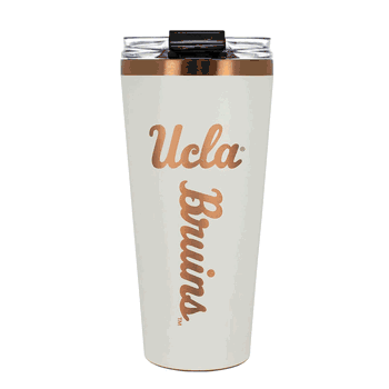 UCLA Bruins 32oz Crme and Copper Big Slim Tumbler with Straw