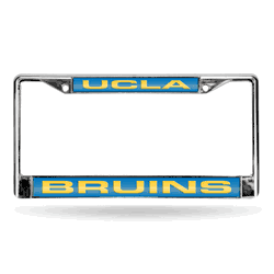 UCLA Bruins Blue 12" x 6" Laser Cut Chrome Frame
