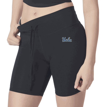 UCLA Bruins NCAA Kadi Rib Shorts Black XS