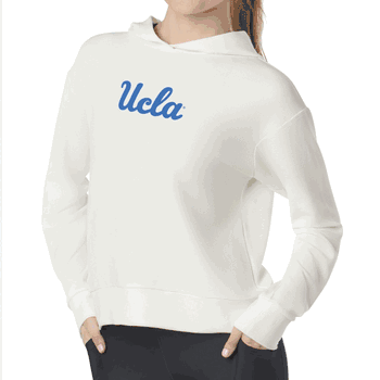 UCLA Bruins NCAA Kadi Waffle Hoodie Coconut Cream Medium