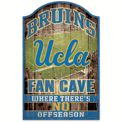 UCLA Bruins Sign 11x17 Wood Fan Cave Design