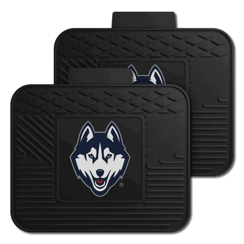 UConn Huskies Back Seat Car Utility Mats - 2 Piece Set