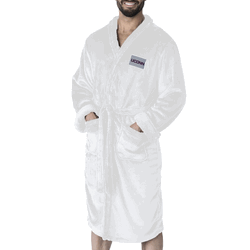 UConn Huskies NCAA White Out Silk Touch Robe Large/XLarge
