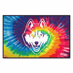 UConn Huskies Tie Dye Starter Mat Accent Rug - 19in. x 30in.