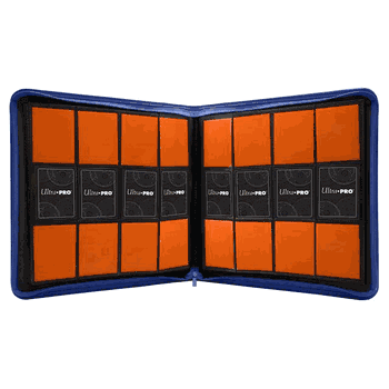 Ultra Pro 12 Pocket Pro Binder Zippered Blue