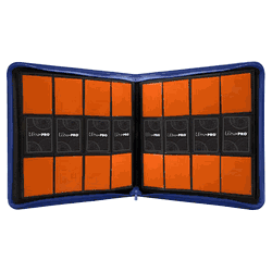 Ultra Pro 12 Pocket Pro Binder Zippered Blue