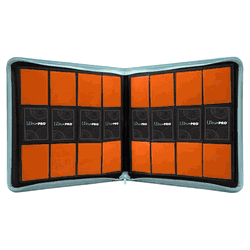 Ultra Pro 12 Pocket Pro Binder Zippered Light Blue