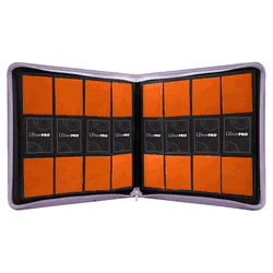 Ultra Pro 12 Pocket Pro Binder Zippered Purple