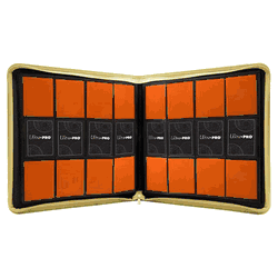 Ultra Pro 12 Pocket Pro Binder Zippered Yellow
