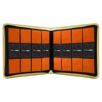 Ultra Pro 12 Pocket Pro Binder Zippered Yellow