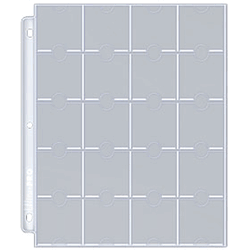 Ultra Pro 20-Pocket Coin Pages (10ct)