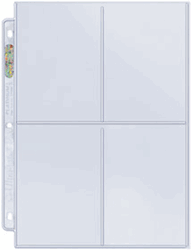 Ultra Pro 4-Pocket Pages 204D (100ct)