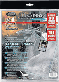 Ultra Pro 9-Pocket Pages Retail pack (10ct)