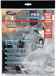 Ultra Pro 9-Pocket Pages Retail pack (10ct)