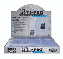 Ultra Pro 9-Pocket Silver Series Pages (100ct)