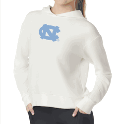 UNC Tar Heels NCAA Kadi Waffle Hoodie Coconut Cream Medium