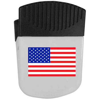 United States Flag Chip Clip Magnet With Bottle Opener