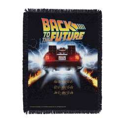 Universal  Back To The Future Out Of Time Tapestry Throw Blanket 48x60 inches