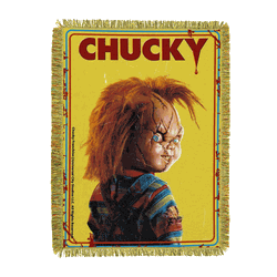 Universal Chucky Look Over Shoulder Tapestry Throw 48x60 inches
