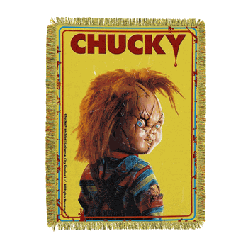 Universal Chucky Look Over Shoulder Tapestry Throw 48x60 inches