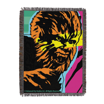 Universal Monsters Icon Wolfman Tapestry Throw 48x60 inches