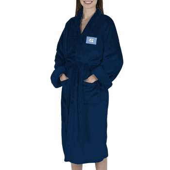 University of North Carolina Tar Heels NCAA Logo Silk Touch Robe S/M Small/Medium