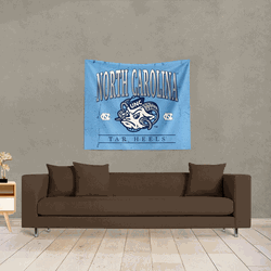 University of North Carolina Tar Heels NCAA Textured Printed Wall Hanging 34x40 inches