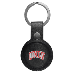 UNLV Rebels AirTag Compatible Leather Key Chain