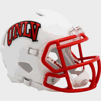 UNLV Runnin Rebels NCAA Mini Speed Football Helmet White