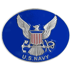 US Navy Enameled Belt Buckle