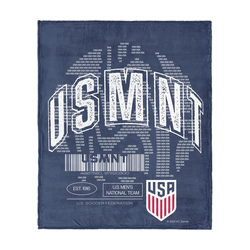 US Soccer Magnitize Silk Touch Throw Blanket 50x60 inches