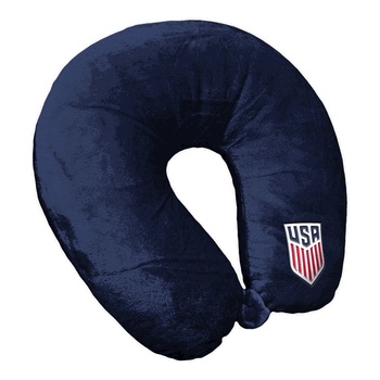 US Soccer Navy Logo Neck Pillow 13x12 inches