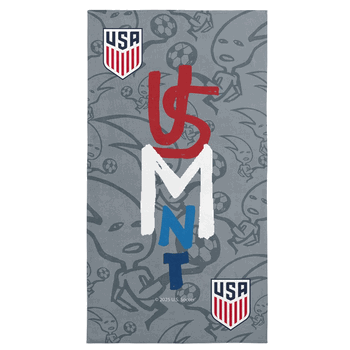 US Soccer Soccer Head Beach Towel 30x60 inches