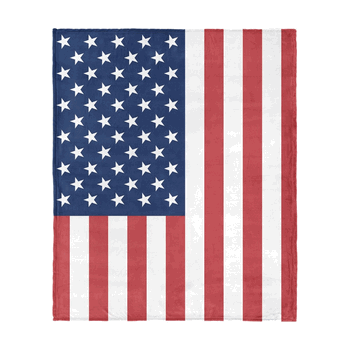USA Flag Silk Touch Throw Blanket 50x60 inches