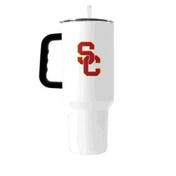 USC 40oz White Powder Coat Tumbler