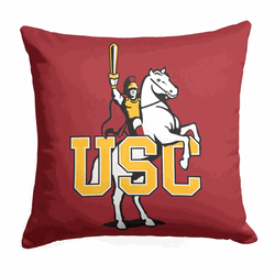 USC Horse  Throw Pillow