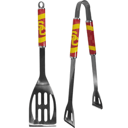 USC Trojans 2 pc Steel BBQ Tool Set