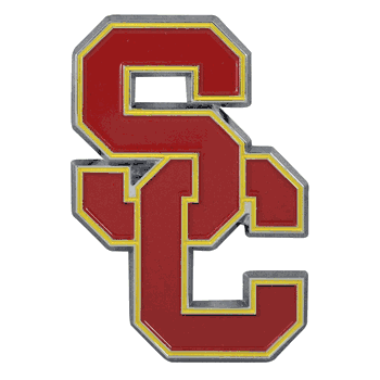 USC Trojans 3D Color Metal Emblem