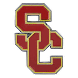 USC Trojans 3D Color Metal Emblem