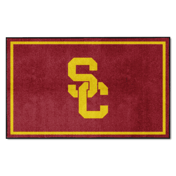 USC Trojans 4ft. x 6ft. Plush Area Rug