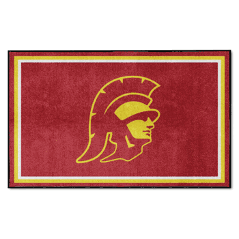 USC Trojans 4ft. x 6ft. Plush Area Rug